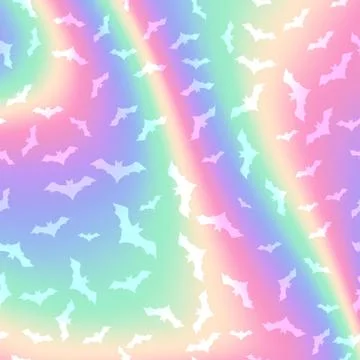 Background for Halloween with bats Stock Illustration