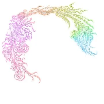 Background hand drawing label Stock Illustration