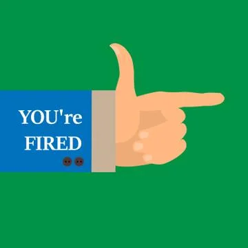 The background of the hand with the index finger in the style of a flat. YOU're Stock Illustration