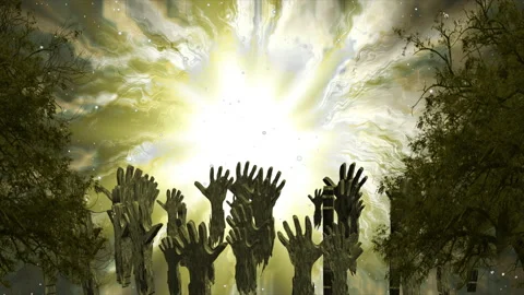 Background Hands waving for help Stock Footage 201264504