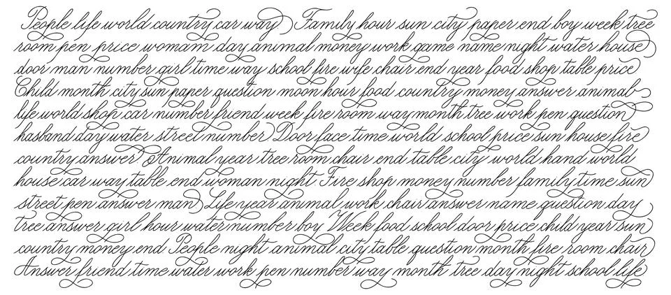 Background with handwritten text. Stock Illustration