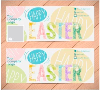 Background Happy Easter Stock Illustration