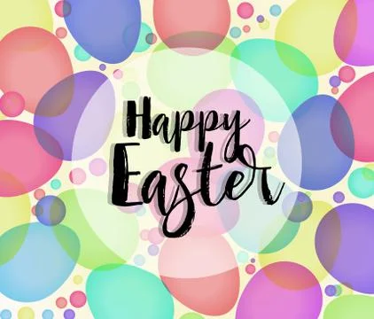 Background Happy Easter Stock Illustration