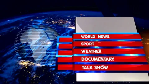 Background of Headline for News Stock Footage 287303336