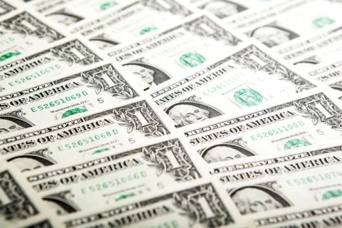 Background heap of dollars Foto stock