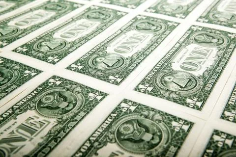 Background heap of dollars Stock Photos