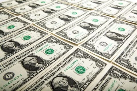 Background heap of dollars Stock Photos