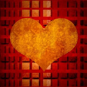 Background with heart ,copy space for text Stock Illustration