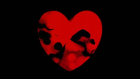 Background with a heart Stock Footage 145574555