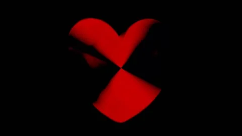 Background with a heart Stock Footage 145574559