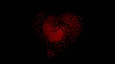 Background with a heart Stock Footage 145574580