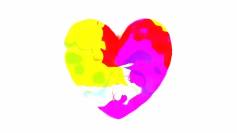 Background with a heart Stock Footage 145704987