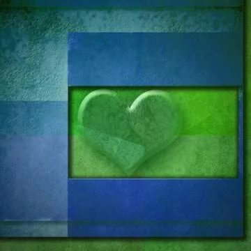 Background heart romantic card,copy space Stock Illustration
