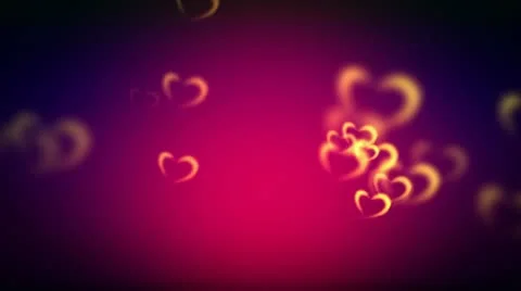 Background  hearts Stock-Footage 12731415