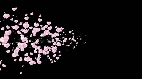 Background  hearts Stock Footage 12731499