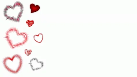 Background with hearts Stock Footage 145049581