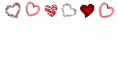 Background with hearts Stock Footage 145049592