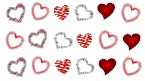 Background with hearts Stock Footage 145049961