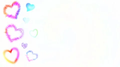 Background with hearts Stock Footage 145309544