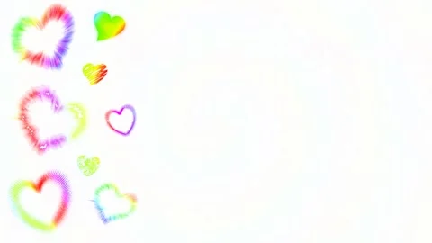 Background with hearts Stock Footage 145309556