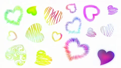 Background with hearts Stock Footage 145309607