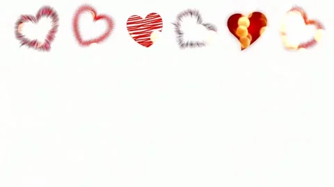 Background with hearts Stock Footage 145309782