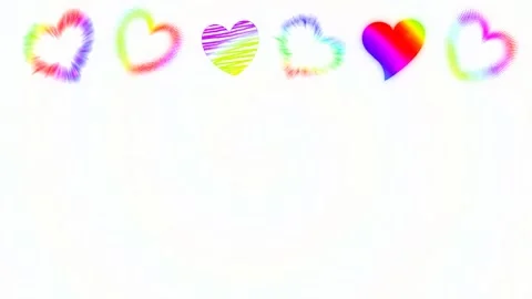 Background with hearts Stock Footage 145309809