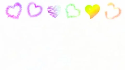 Background with hearts Stock Footage 145309812