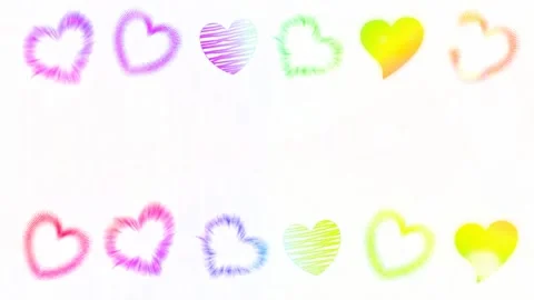 Background with hearts Stock Footage 145309861