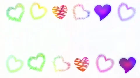 Background with hearts Stock Footage 145309868