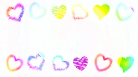 Background with hearts Stock Footage 145309871