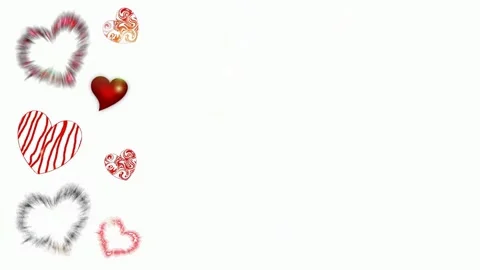 Background with hearts Stock Footage 145309925