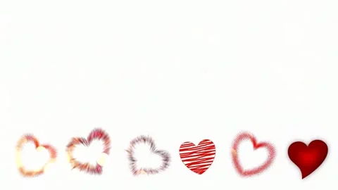 Background with hearts Stock Footage 145309951