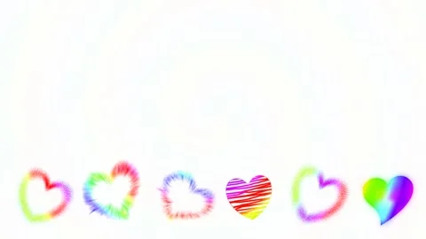 Background with hearts Stock Footage 145309964