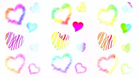 Background with hearts Stock Footage 145310066