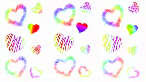 Background with hearts Stock Footage 145310084