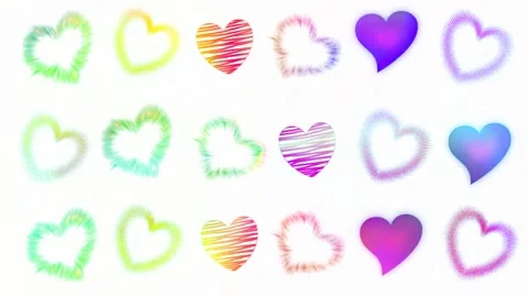 Background with hearts Stock Footage 145310413
