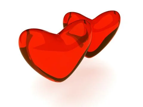 Background with hearts Stock Illustration