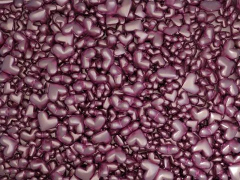 Background with hearts Stock Illustration