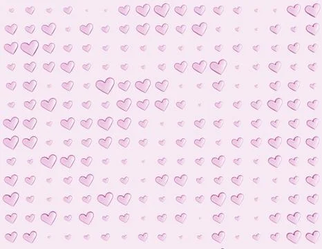 Background with hearts Stock Illustration