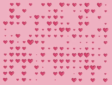Background with hearts Stock Illustration