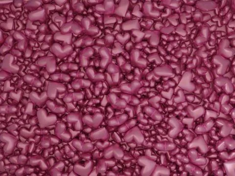 Background with hearts Illustrazione stock