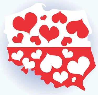 Background with hearts, Stock Illustration