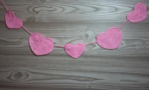 Background with hearts Stock Photos