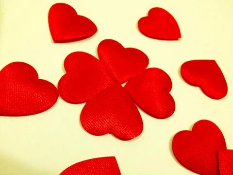 Background with hearts Stock Photos