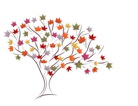 Background hello autumn Stock Illustration