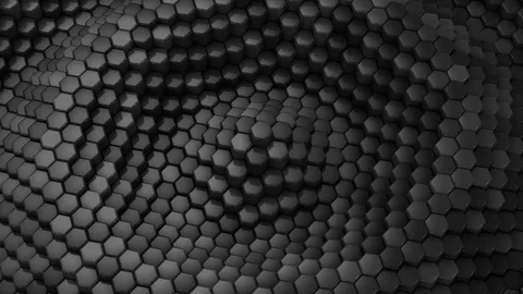 Background From Hexagons Stock Footage 82300403