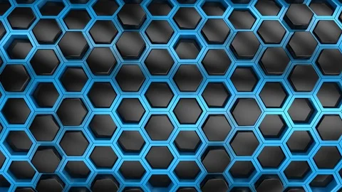 Background From Hexagons Video stock 83991941