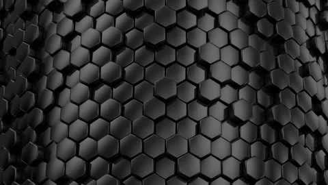 Background of Hexagons Stock Footage 86103821