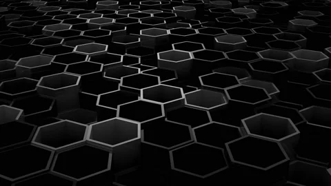Background of Hexagons Stock Footage 97558144